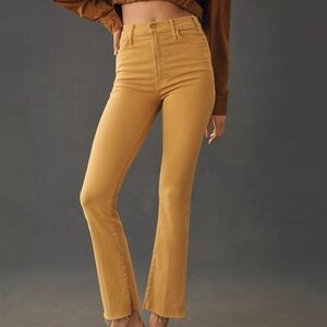 MOTHER Denim Hustler Ankle Fray Crops NEW 29